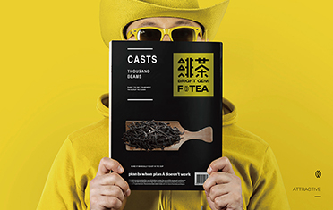 伊春绯茶品牌设计